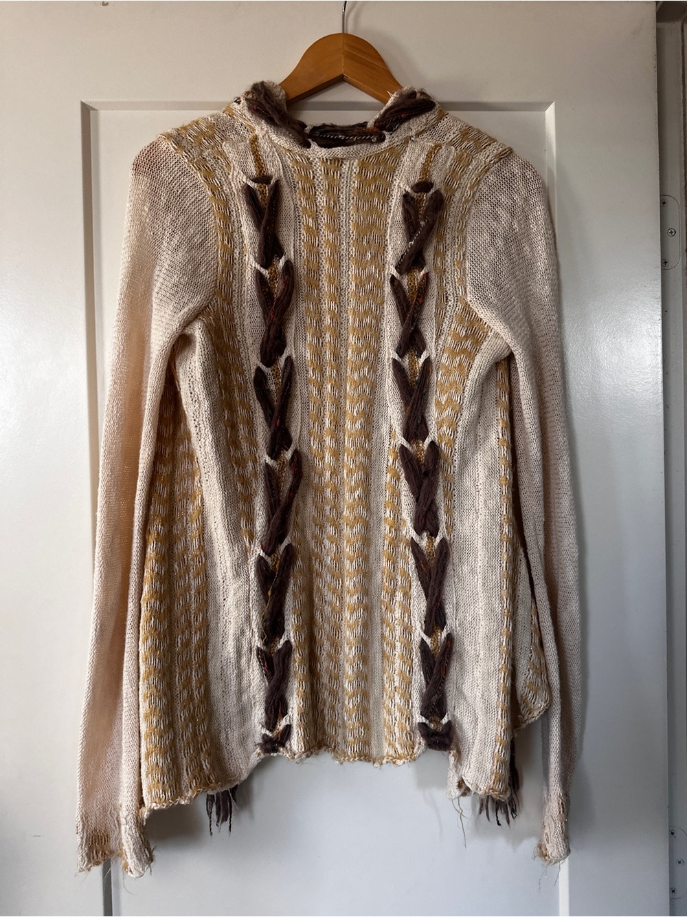 Braided Boho Cardigan in by Gimmicks by BKE